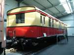 Das f�hrerstandslose Ende eines Einzelwagens der Berliner S-Bahn in Bochum-Dalhausen, 15.08.2004.