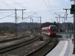 429 026,als RE 13011 Rostock-Sassnitz,am 29.Mrz 2011,bei der Einfahrt in Lietzow.