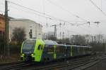 Nordbahn ET 5.05 (FLIRT III ) als RB 61 nach Itzehoe bei der Einfahrt in Hamburg Hbf am 15.12.2014