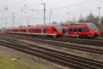 429 027-6 und 442 337-2 abgestellt im Rostocker Hbf.13.11.2015