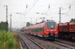 442 120/620 & 442 134/634 in Saarmund Richtung Nudow unterwegs.