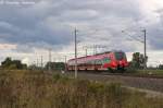 442 338-0 fr die S-Bahn Rostock als Lz in Vietznitz und fuhr in Richtung Wittenberge weiter.