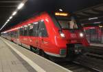 442 842-1 hatten am 30.10.2014 ihren Dienst auf der S1 getan zwischen Warnemnde und Rostock Hbf getan und fuhr spter ins BW Rostock Hbf.