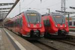 Whrend 442 348 im Rostocker Hbf Feierabend hatte ging es fr 442 339 nach Sassnitz zurck.24.01.2016