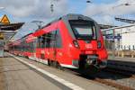 Hamster 442 857-9 war am 26.02.2016 auf Nahrungssuche im Rostocker Hbf