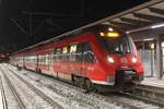 442 339 stand als S3(Warnemünde-Güstrow)im Rostocker Hbf.23.02.2018