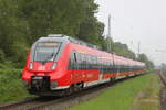 442 337 als S1 von Warnemünde nach Rostock Hbf bei der Einfahrt in Rostock-Bramow.13.05.2018