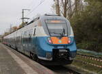 442 837 als S3(Warnemünde-Rostock)in Rostock-Bramow.03.11.2024