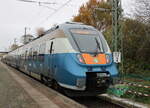 50 Jahre Rostocker S-Bahn Hamster 442 837 am 08.11.2024 in Rostock-Bramow.