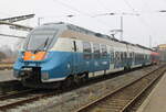 442 837-1  50 Jahre Rostocker S-Bahn  stand am Nachmittag des 21.02.2025 im Rostocker Hbf.