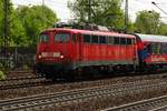 Zur Erinnerung an eine tolle Baureihe: DB E10 469/ 110 469-4 als Zuglok eines BTE Sonderzuges aus Hagen hier festgehalten während der Durchfahrt in Hamburg-Harburg.