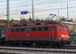 DB E10 509/ 110 509-7/ ab 12.2005 115 509-2, Alter 50 Jahre seit 01.2019 z-gestellt, Hamburg-Harburg 04.12.2010