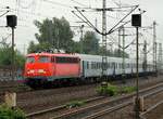 113 267-9 mit dem DPF 18XX bestehend aus 12 Militärwagen auf dem Weg nach Hamburg-Altona zum Schlager-Move. HH 29.06.2013