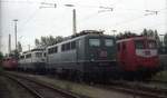 DB E40 411 + E 40 575 + E 40 593 + E 40 464 Bw Flensburg-Peelwatt 31.05.1999