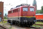 Die 65 Jahre alte E 40 003 wartet als 140 003 (RailCargoCarrier) im Bw Oberhausen Osterfeld Süd
auf ihren nächsten Einsatz 09.06.2022 