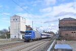 Q45 Cl-201 der Press zieht hier den TRI RE8 Ersatzzug durch Eubigheim gen Bietigheim-Bissingen  am Sonntag den 25.2.2024