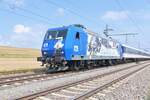 PRESS 145 060 mit TRI RE8 Ersatzzug gen Heilbronn Hbf in Eubigheim.