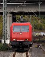 BRLL 145 089-9 (145-CL 011) abgestellt am Bhf Harburg in Hamburg.