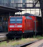 br-6-146-traxx-p-160-ac-ac-2-db/737706/db-146-116-9-als-schublok-des DB 146 116-9 als Schublok des RE8 nach Hannover Hbf. Bremen Hbf 10.07.2021