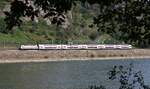 DB 147 576-3 schiebt hier ihrem IC Richtung Koblenz.