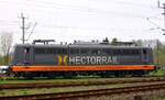 Am 12.04.2024 hatte sich die Hectorrail 162.006, die ehemalige DB 151 066 nach Flensburg verirrt.
