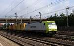 Captrain/ITL 152 197-0 REV/LD X/15.01.26 mit MSC Containerzug Durchfahrt Bhf HH-Harburg 18.07.2026