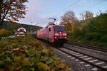 152 024-6 mit Mischer in Neckargerach unterwegs gen Neckarelz. 26.10.2026