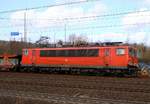 DB 155 232-2(UNT/LD X/18.11.10)mit Gz aufgenommen in Hamburg-Harburg.