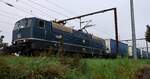 SEL 181 204-9 verl�sst mit ihrem KLV Zug Pattburg gen S�den. 23.10.2026