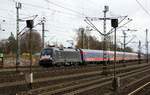 MRCE/HKX ES 64 U2-030/ 182 530 mit HKX nach Hamburg. Harburg 14.11.15