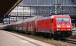 DB 185 229-2 Mit Autotransportzug. Bremen Hbf 10.07.2021 (09800)