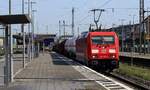 DB 185 254-0 mit gemischtem Güterzug Durchfahrt Koblenz Hbf. 12.08.2025