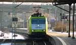 185 542-6 (Captrain) rollte Solo durch den Harburger Bahnhof. 31.1.12