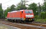 Nach einem Ortswechsel zum aufgelassenen Bw Oberhausen-West kam die DB 189 039 mit automatischer Kupplung 09.06.2022