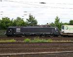 MRCE/TXL ES64F4-023/189 923-6 mit dem bring! Logistics-KLV auf dem Weg nach Dänemark. HH-Harburg 14.07.2013