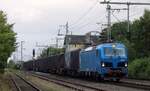 NRail i.E für CFL Cargo 192 043-8 (REV/MMAL/28.01.21) mit dem BlackBox Zug auf dem Weg nach Pattburg/DK. Jübek 30.09.2021