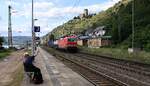 DB 193 351-4 REV/MMAL/06.09.18 mit dem P&O Ferrymasters festgehalten in Kaub. 08.08.2024