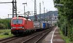 DB 193 334-0 REV/MMAL/14.06.18 mit KLV-Zug Durchfahrt Bingen am Rhein.