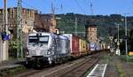 RP/TXL 193 997-4  8500 Pferde  mit KLV Zug unterwegs gen Bingen. Oberwesel 06.08.2024