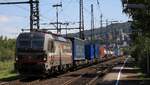 SBB Cargo 193 460-3 REV/MMAL/30.10.24 mit KLV/COntainerzug Bingen. 09.08.2025
