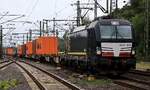 BRLL/DISPO 193 615-2 REV/Lz/29.04.22 mit Containerzug gen Hafen.