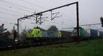 ATLU/GreenCargo 193 409-0 verl�sst hier Pattburg/DK mit der  braunen Wand  am Haken Richtung S�den. 23.10.2026