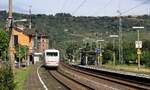 br-5-401-ice-i/858968/seltener-gastein-ice-1-bei-der Seltener Gast....ein ICE 1 bei der Durchfahrt in Oberwesel festgehalten. 09.08.2024