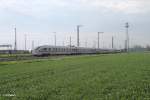 415 024  Hansestadt Rostock  als ICE 228 Wien - Frankfurt/Main bei Regensburg Ost.