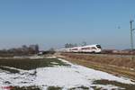 411 065-6 „Bad Oeynhausen“ + 020 „Gotha“ als ICE 91 Hamburg - Wien bei Moosham.