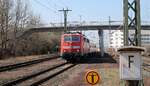 DB 111 050-1 Einfahrt Schwbisch Hall-Hessental 25.03.17