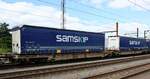 D-AAEC 33 68 4955 149-2 Gattung Sdggmrs 31 beladen mit SAMSKIP Aufliegern.