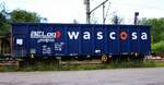D-WASCO 37 80 5840 612-5 Gattung Eamnos. WASCOSA/BeLog vierachsiger Hochbordwagen  blau  , Jbek 16.07.2022