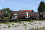 7832 134 (Zacns) von  GATX  am 25. August 2025 bei Pirach.