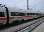 ICE-Speisewagen 415 181-7 im IC 2356 Binz-Frankfurt/Main Flughafen am 18.Februar 2011 in Bergen/Rgen.